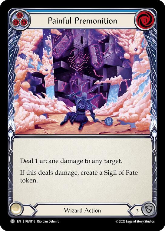 Painful Premonition (Blue) card image