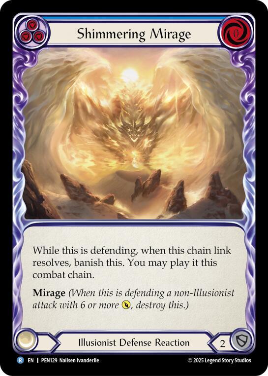 Shimmering Mirage (Blue) card image