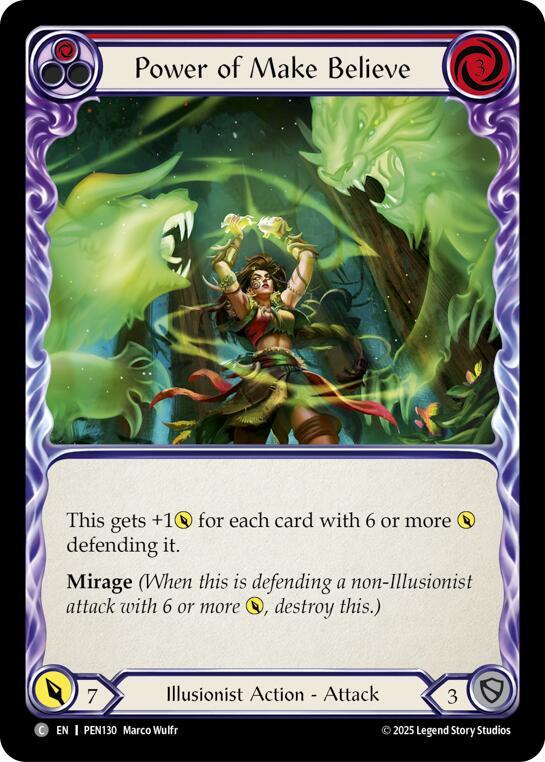 Power Of Make Believe (Red) card image