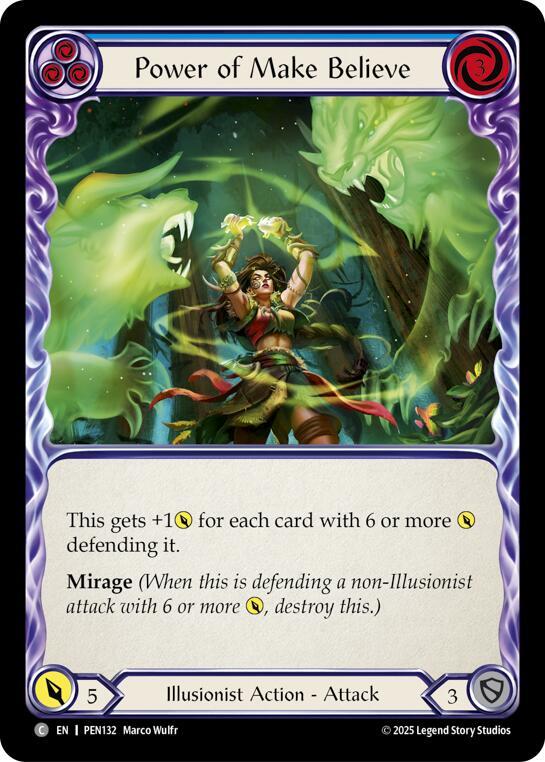 Power Of Make Believe (Blue) card image