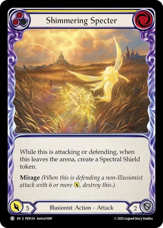 Shimmering Specter (Yellow) card image
