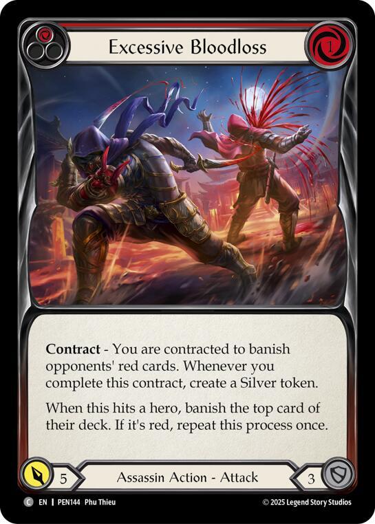 Excessive Bloodloss (Red) card image