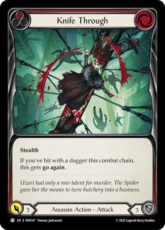 Knife Through (Red) card image