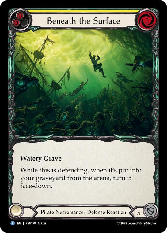 Beneath The Surface (Yellow) card image