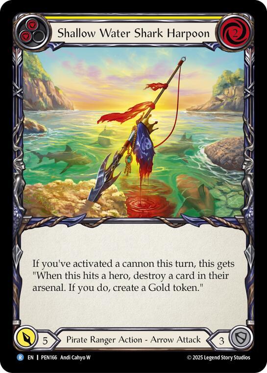Shallow Water Shark Harpoon (Yellow) card image