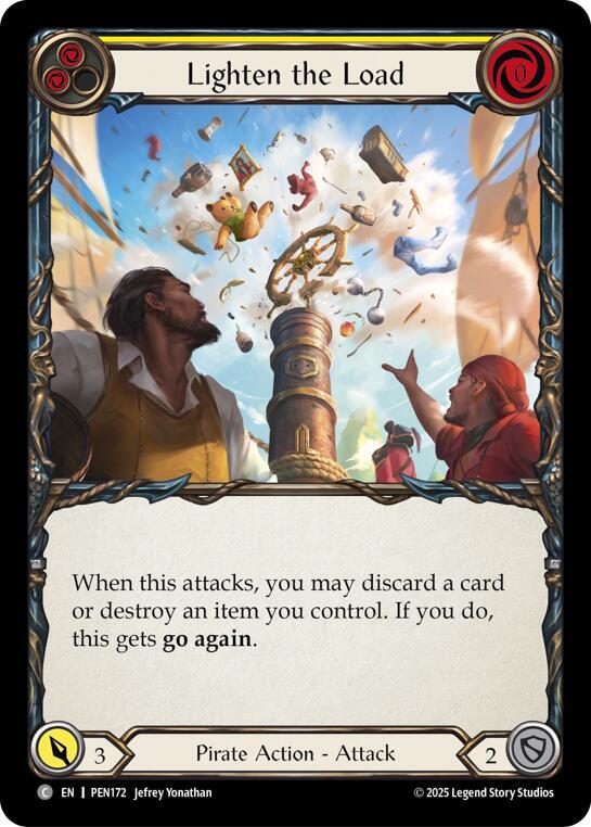 Lighten The Load (Yellow) card image