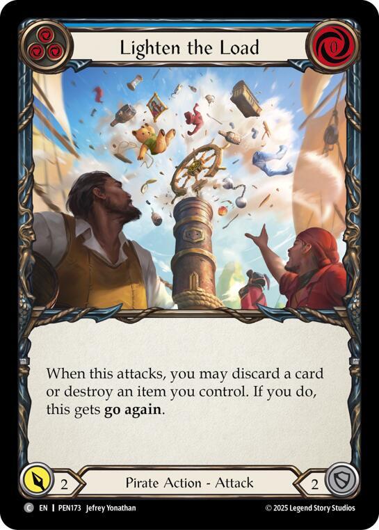 Lighten The Load (Blue) card image
