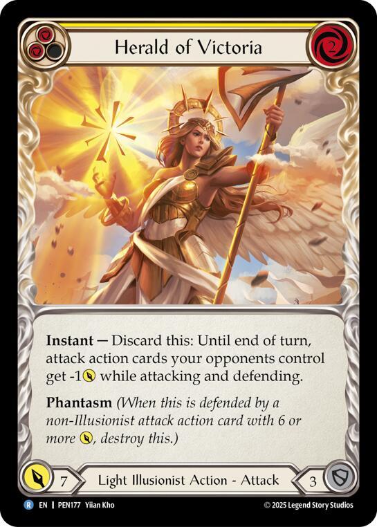 Herald Of Victoria (Yellow) card image