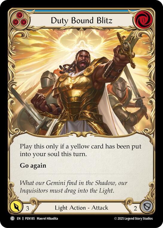 Duty Bound Blitz (Blue) card image