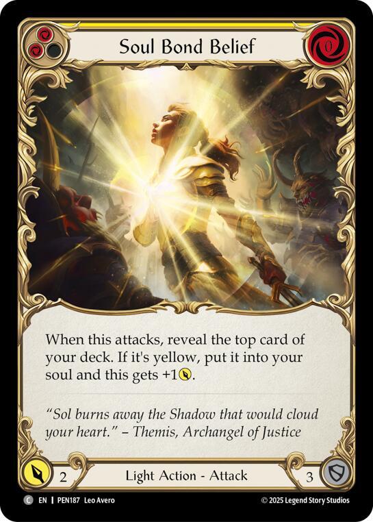 Soul Bond Belief (Yellow) card image