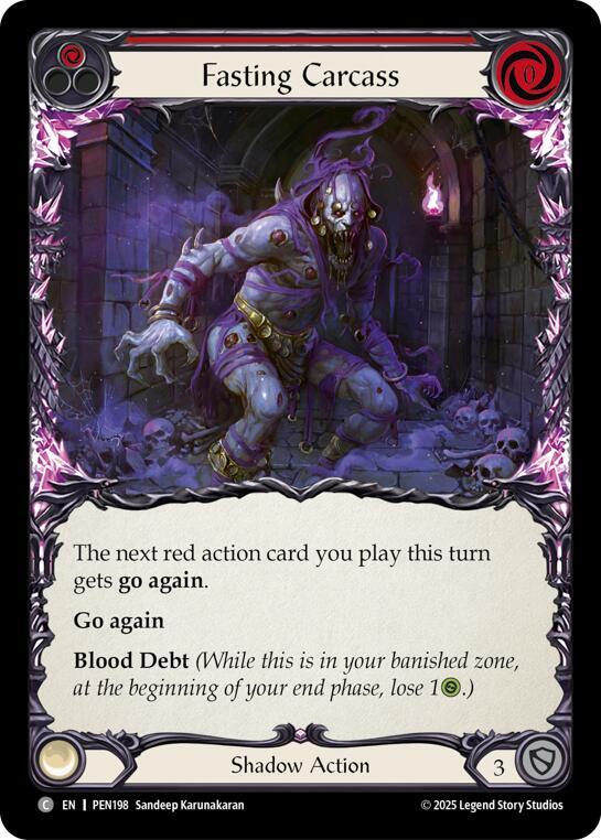 Fasting Carcass (Red) card image