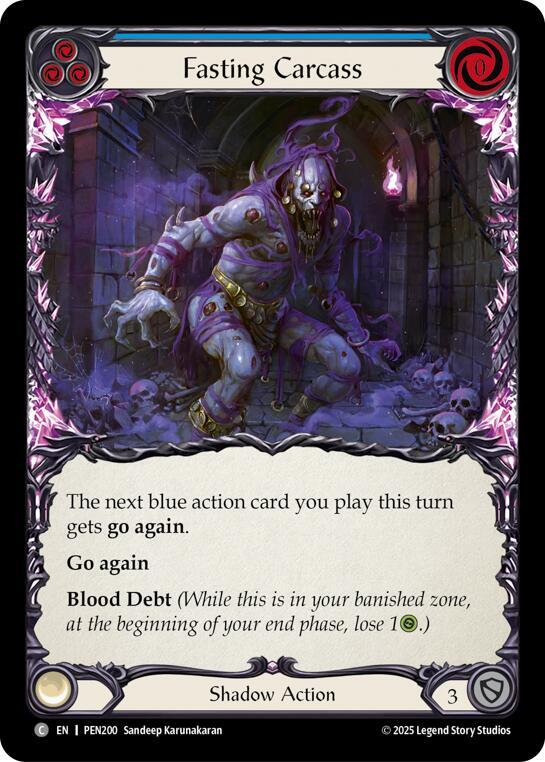 Fasting Carcass (Blue) card image