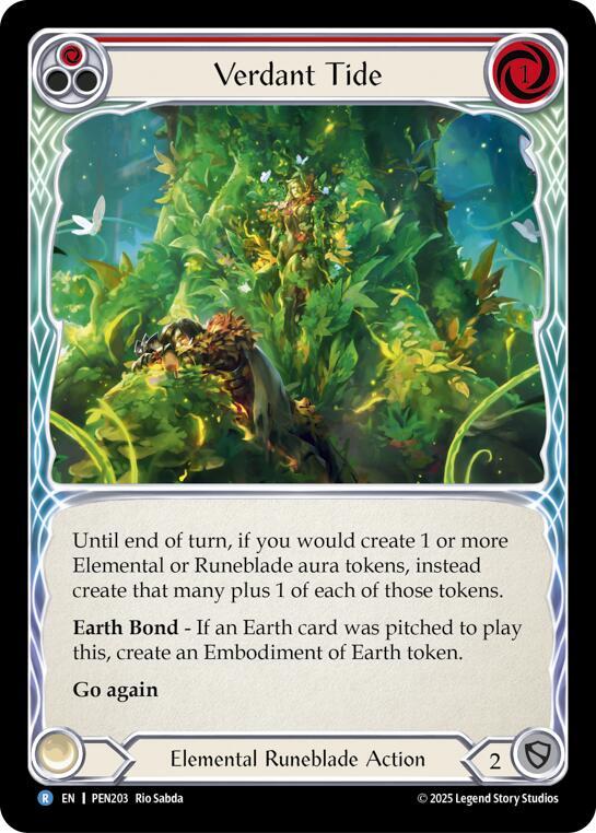 Verdant Tide (Red) card image