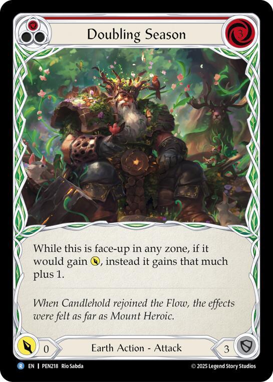 Doubling Season (Red) card image