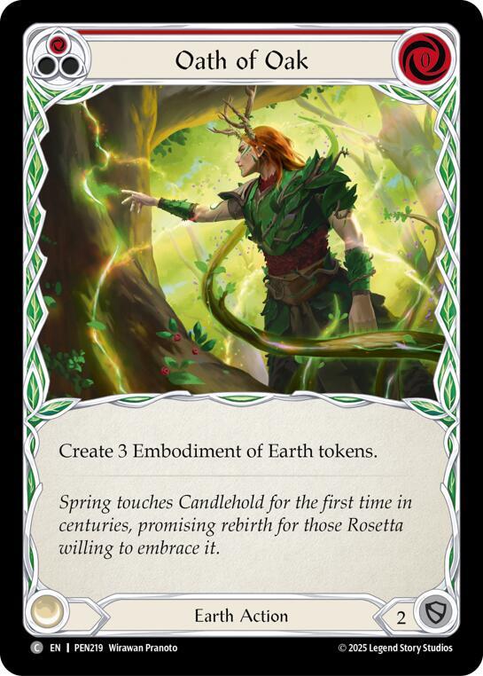 Oath Of Oak (Red) card image