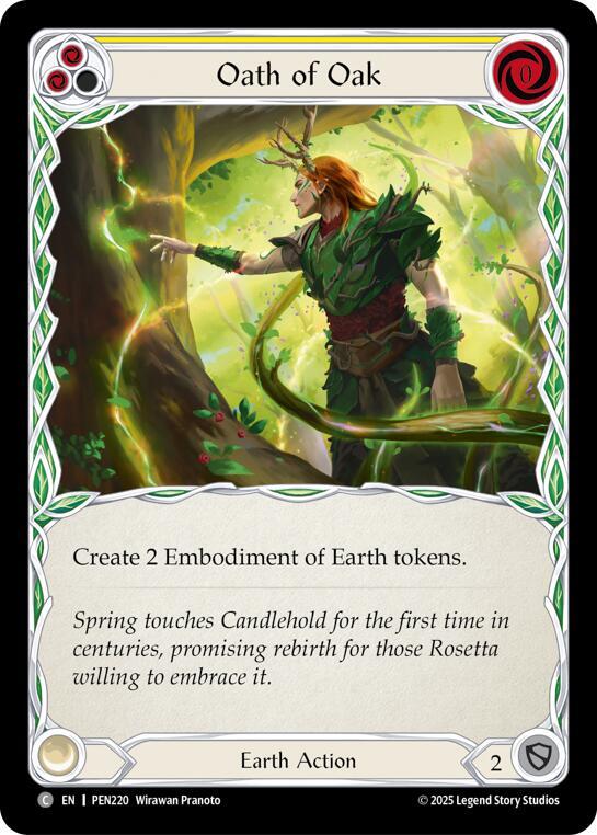 Oath Of Oak (Yellow) card image