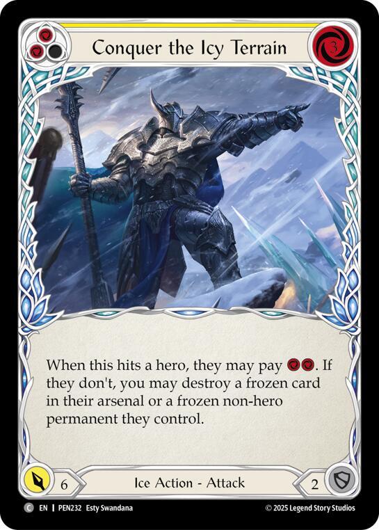 Conquer The Icy Terrain (Yellow) card image