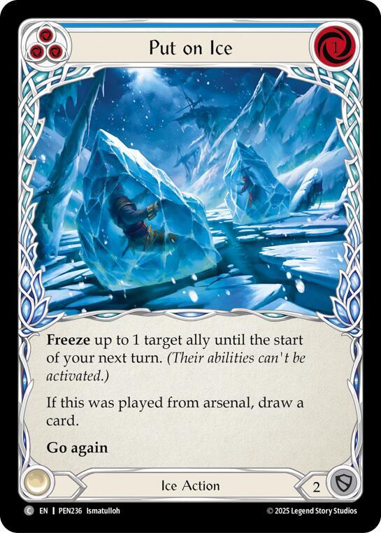 Put On Ice (Blue) card image