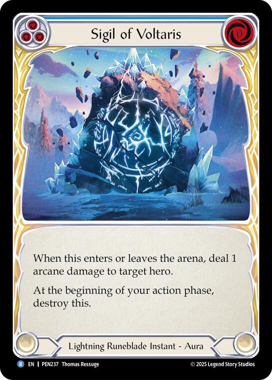Sigil Of Voltaris (Blue) card image