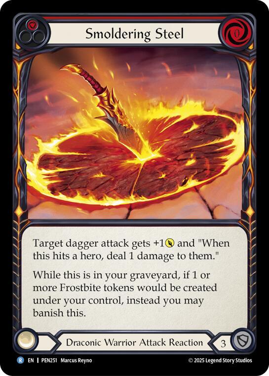 Smoldering Steel (Red) card image