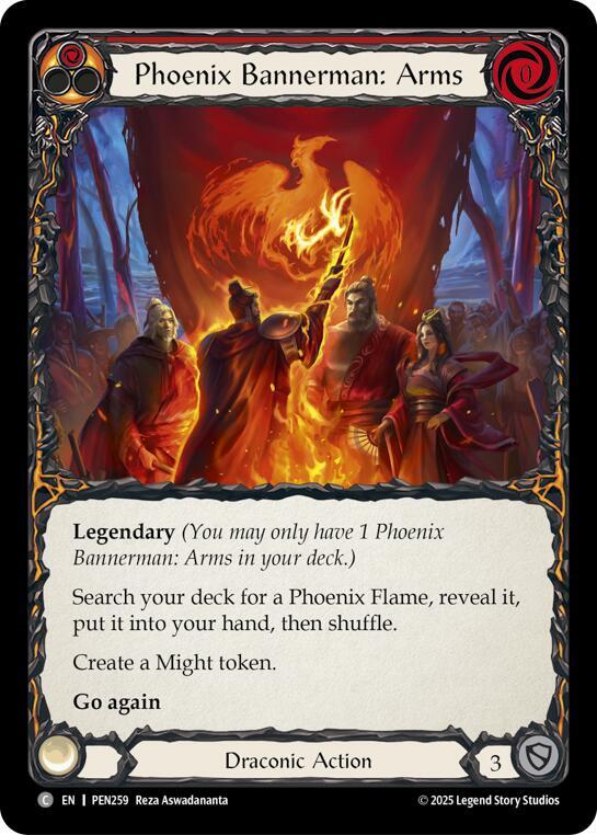 Phoenix Bannerman: Arms (Red) card image