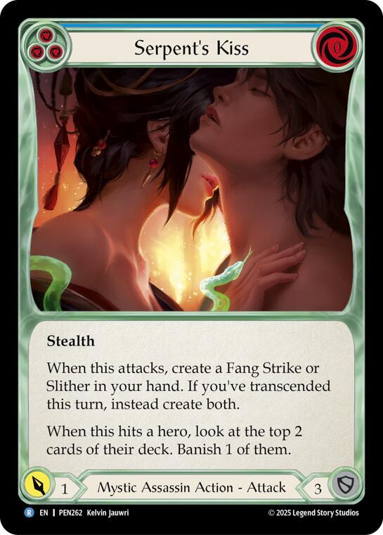 Serpents Kiss (Blue) card image