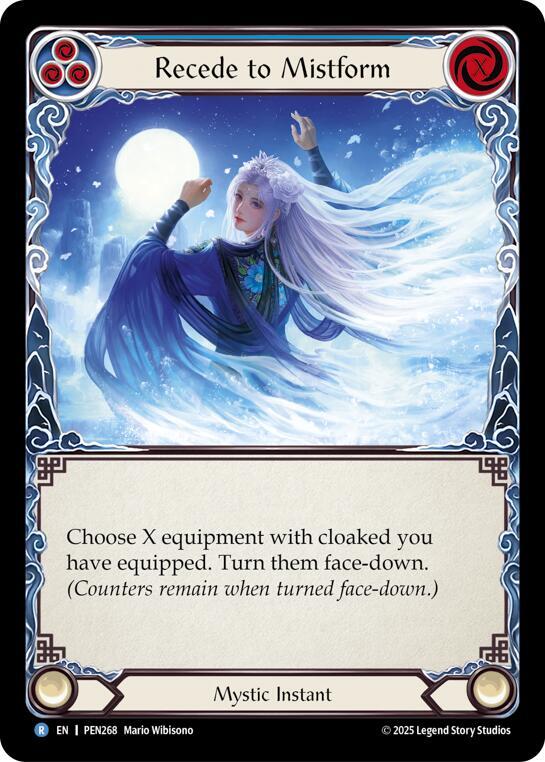 Recede To Mistform (Blue) card image