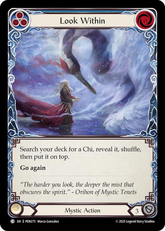 Look Within (Blue) card image