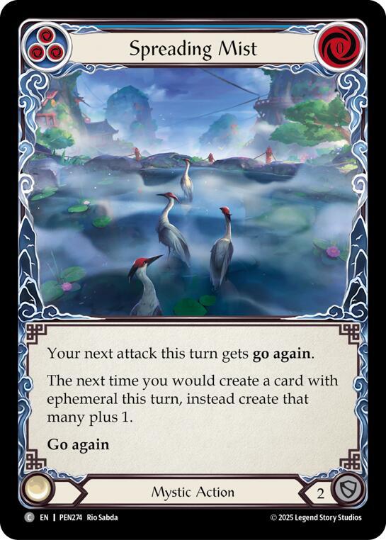 Spreading Mist (Blue) card image