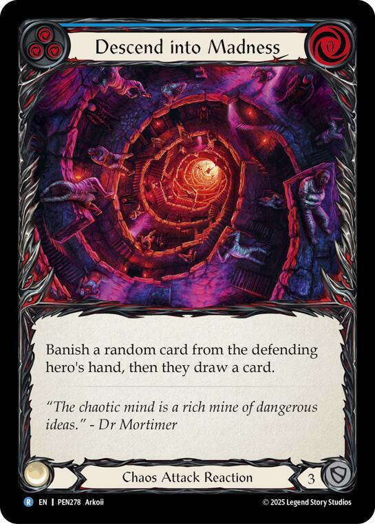 Descend Into Madness (Blue) card image