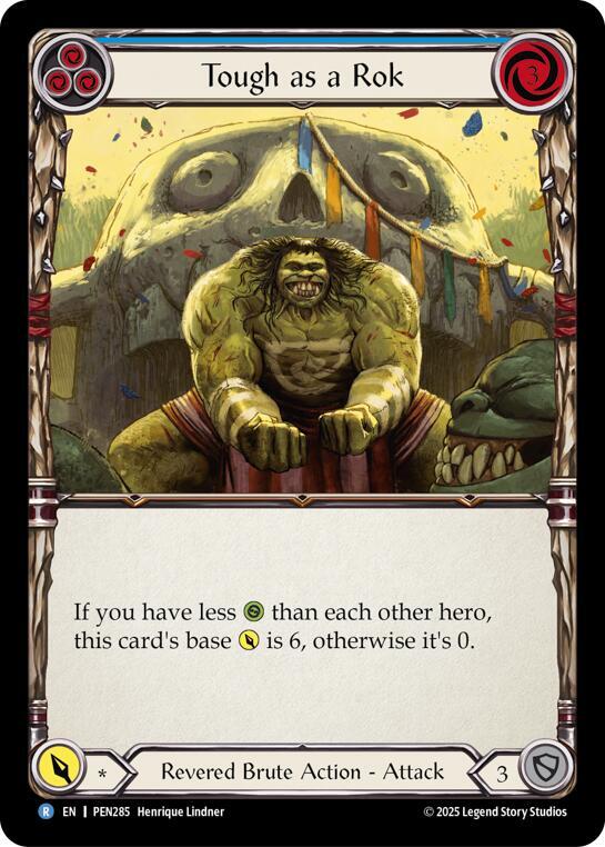 Tough As A Rok (Blue) card image