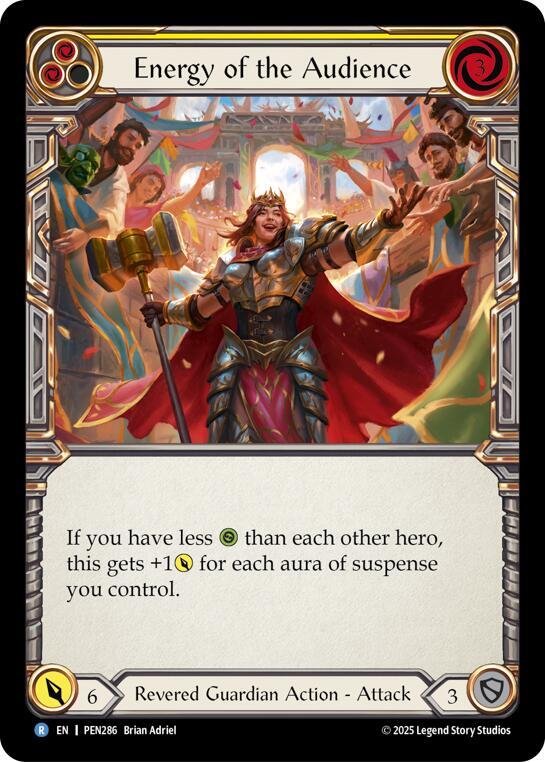 Energy Of The Audience (Yellow) card image