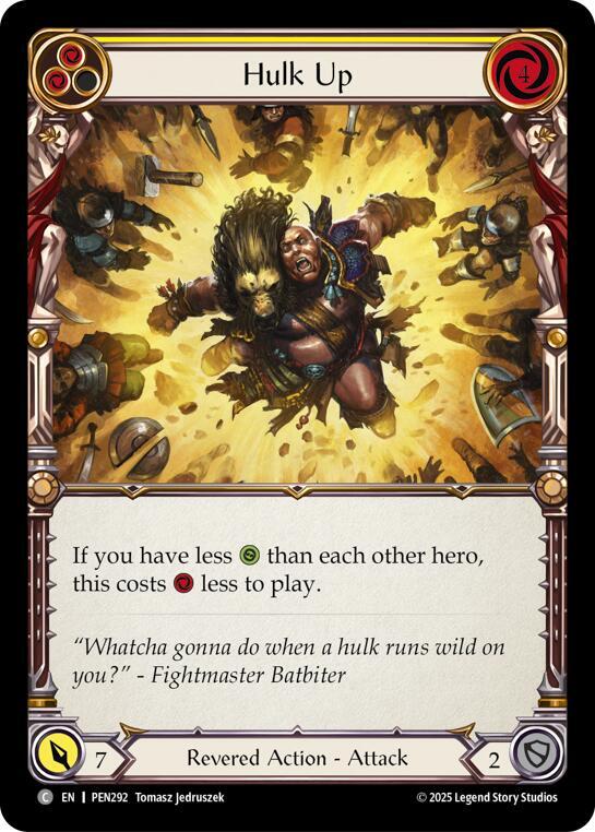 Hulk Up (Yellow) card image