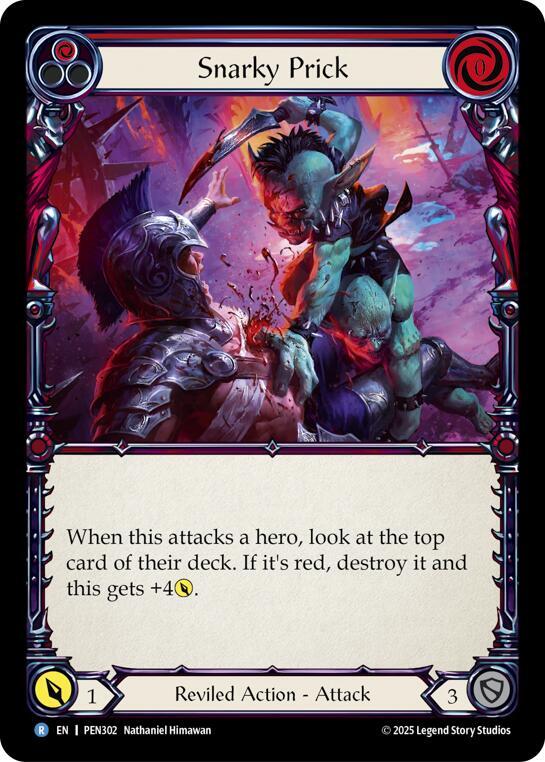 Snarky Prick (Red) card image