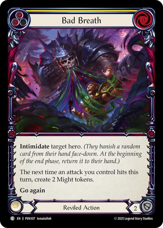 Bad Breath (Yellow) card image