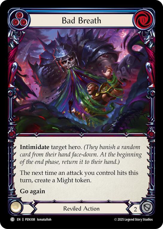 Bad Breath (Blue) card image