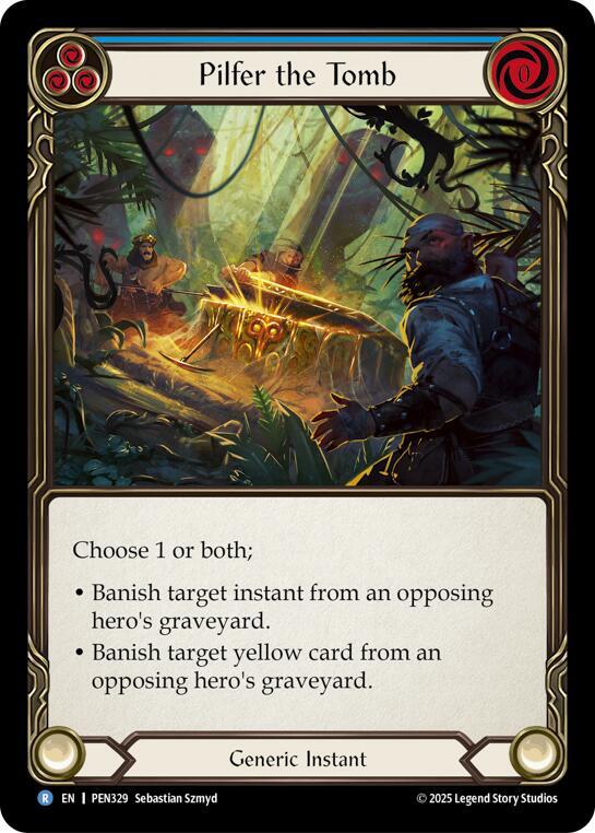 Pilfer The Tomb (Blue) card image