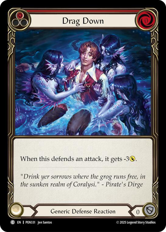 Drag Down (Red) card image