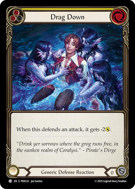 Drag Down (Yellow) card image
