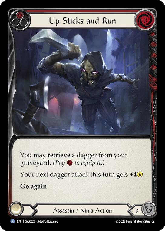 Up Sticks and Run card image