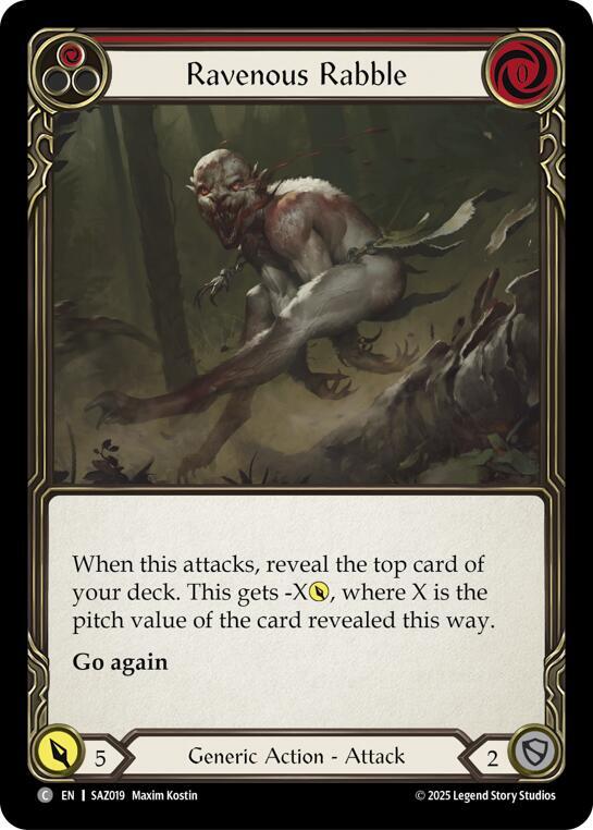 Ravenous Rabble card image