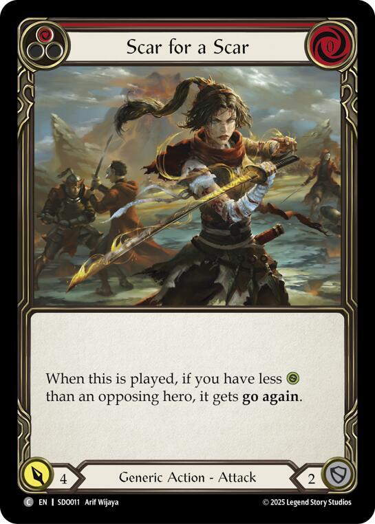 Scar for a Scar (SDO011) card image