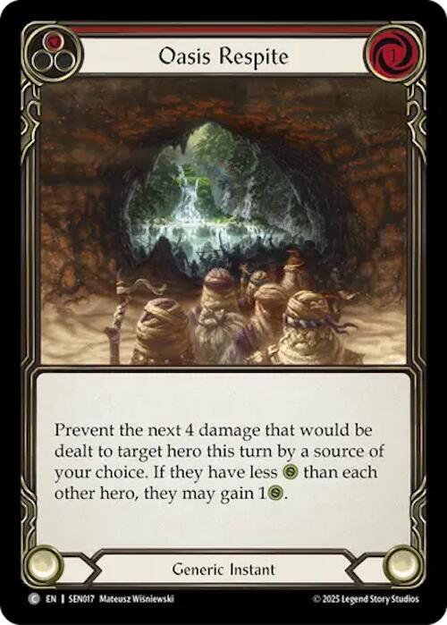Oasis Respite (SEN017) card image