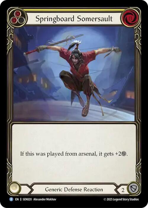 Springboard Somersault (SEN020) card image