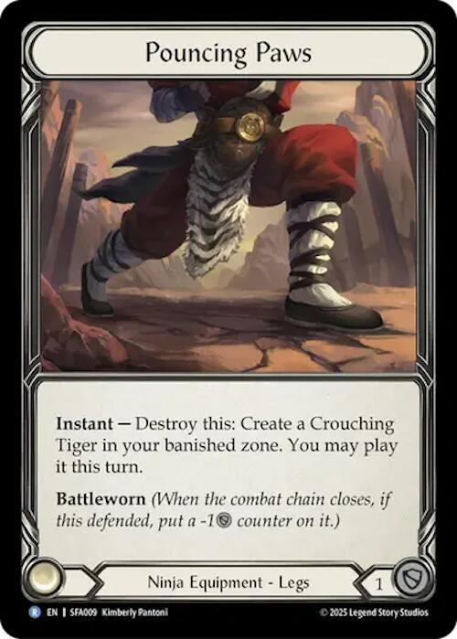 Pouncing Paws card image