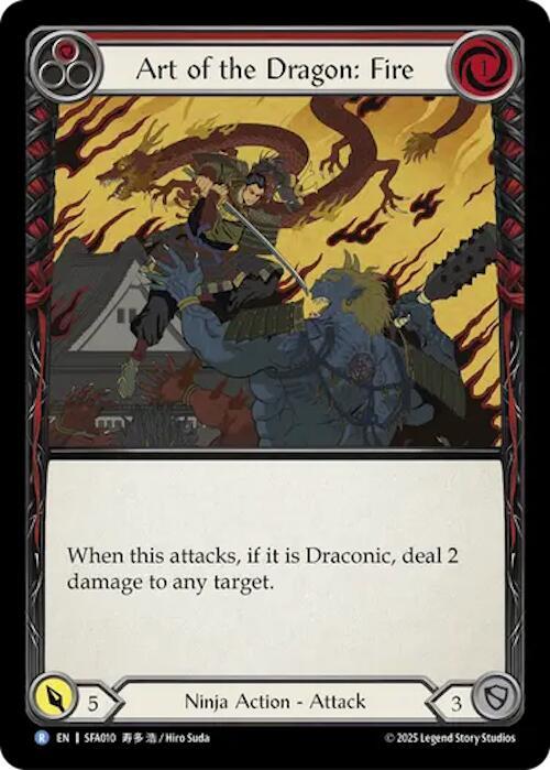 Art of the Dragon: Fire card image