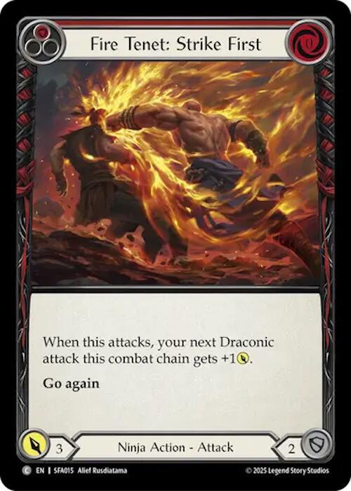 Fire Tenet: Strike First card image