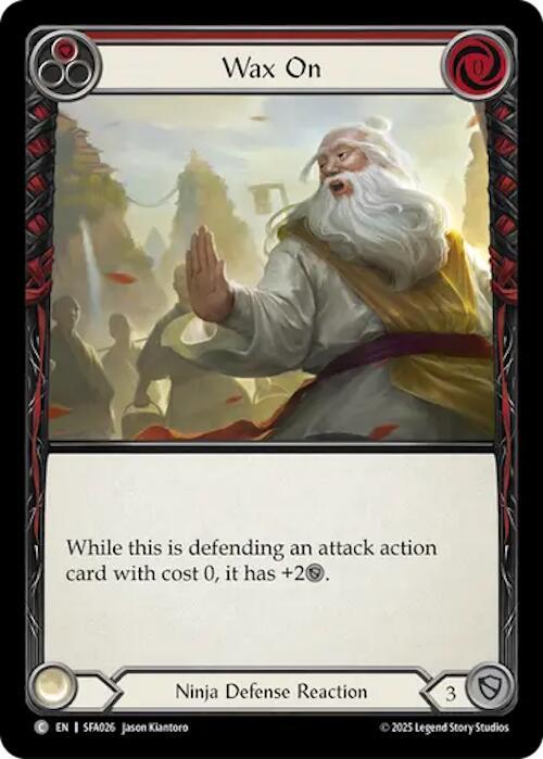 Wax On card image