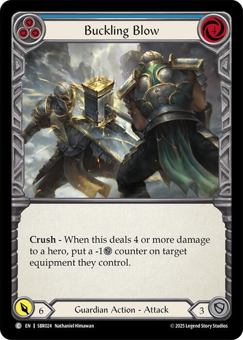 Buckling Blow (Blue) card image
