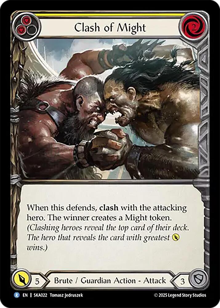Clash of Might (Yellow) card image